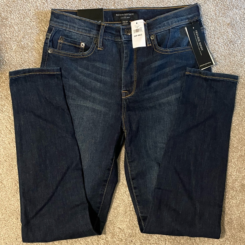 Banana Republic Factory High Rise Skinny Jeans